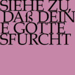 Siehe zu, daß deine Gottesfurcht nicht Heuchelei sei